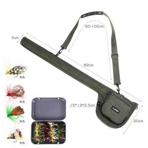 Experience the Thrill of Fly Fishing with Our Portable Rod Bag Combo!