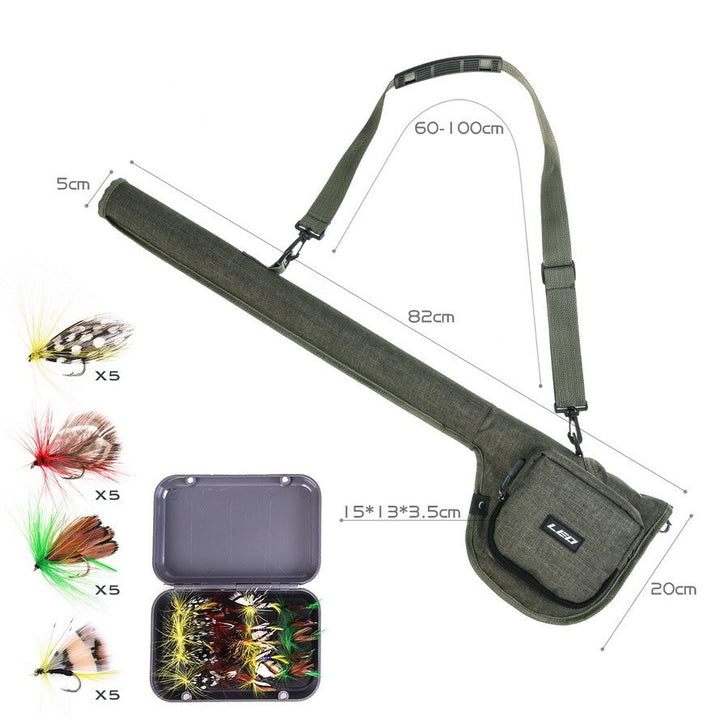 Experience the Thrill of Fly Fishing with Our Portable Rod Bag Combo!