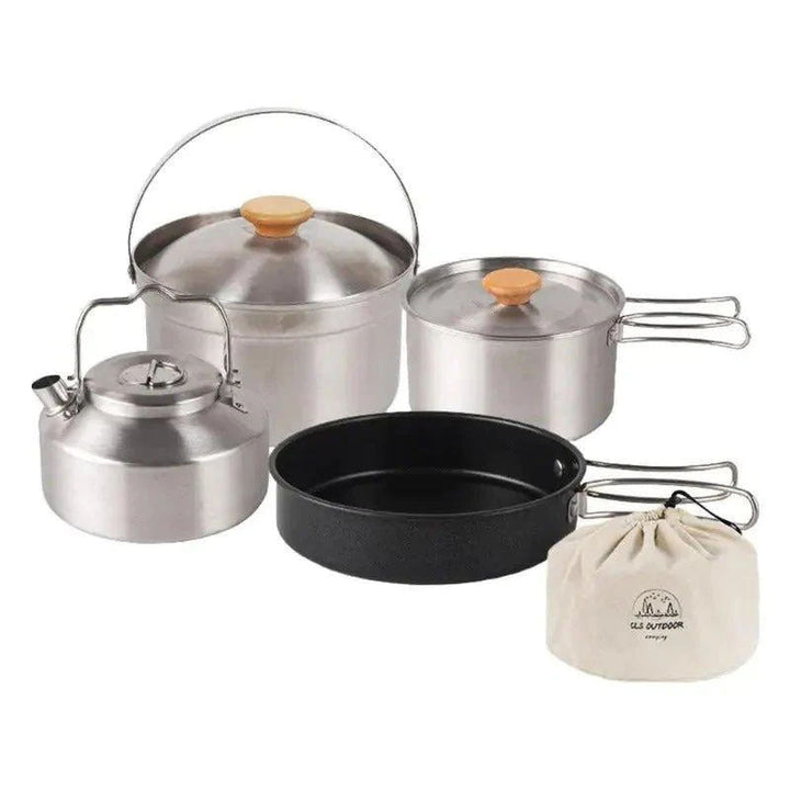 Elevate Your Outdoor Cooking with the Outdoor Jacketed Kettle Camping Set