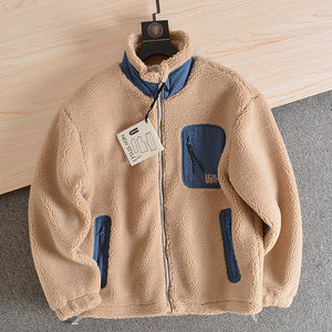 Stay Warm and Stylish This Winter with the Fleece Winter Stand Jacket