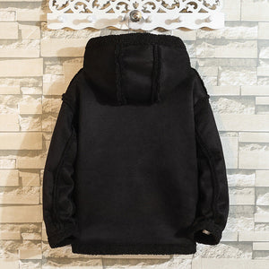 Stay Warm and Stylish with Our Thickened Grain Fleece Jacket