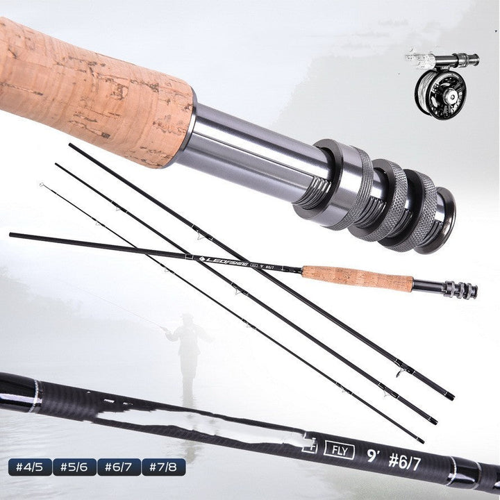 Unleash Your Fishing Adventure with the Canvas Portable Fly Fishing Rod Bag Reel Combo