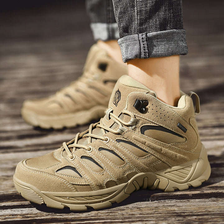 Step Up Your Adventure with Our Outdoor High-Top Hiking Boots!