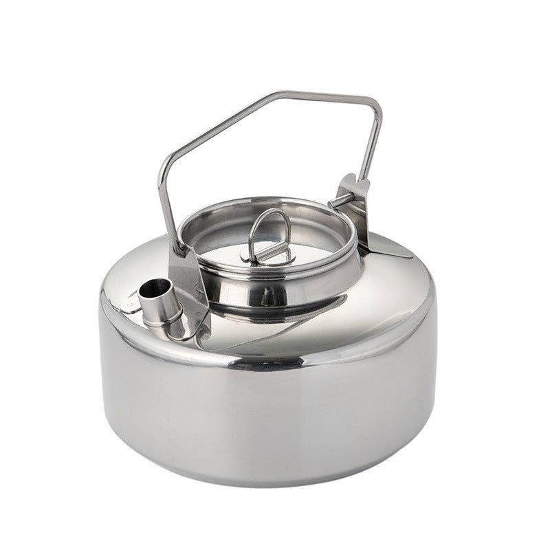 Outdoor Camping Stainless Steel Kettle