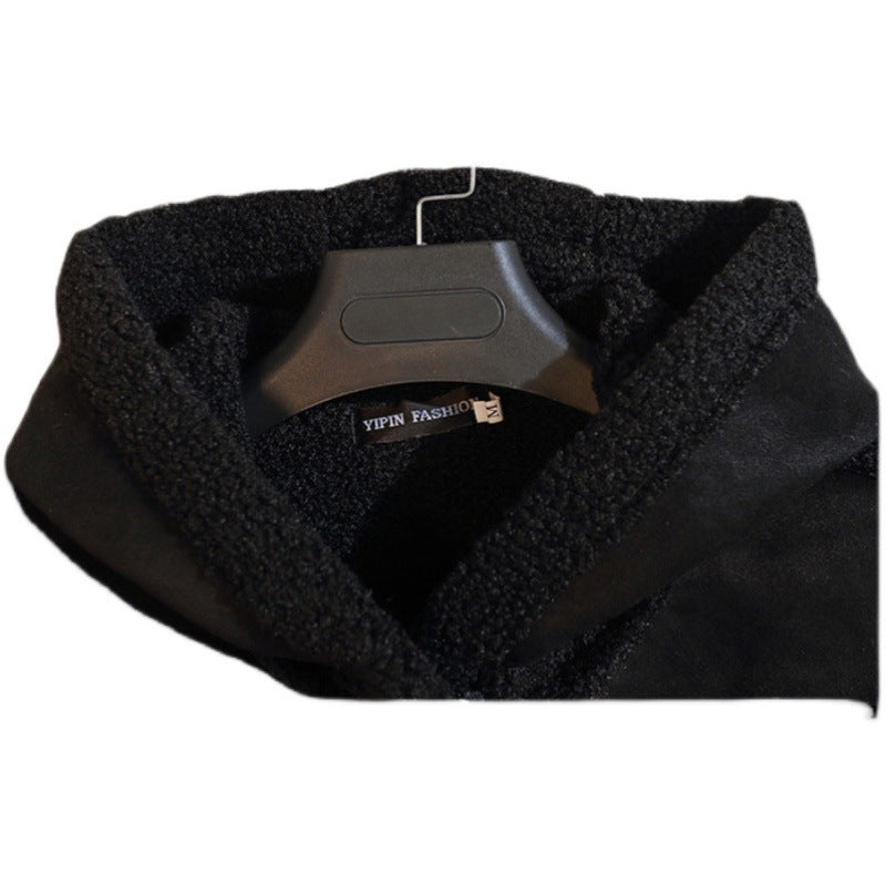 Thickened Grain Fleece Jacket