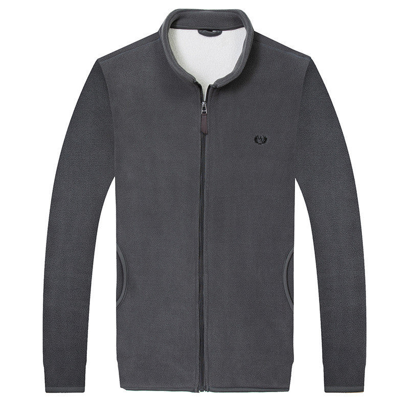 Men's plus fleece jacket
