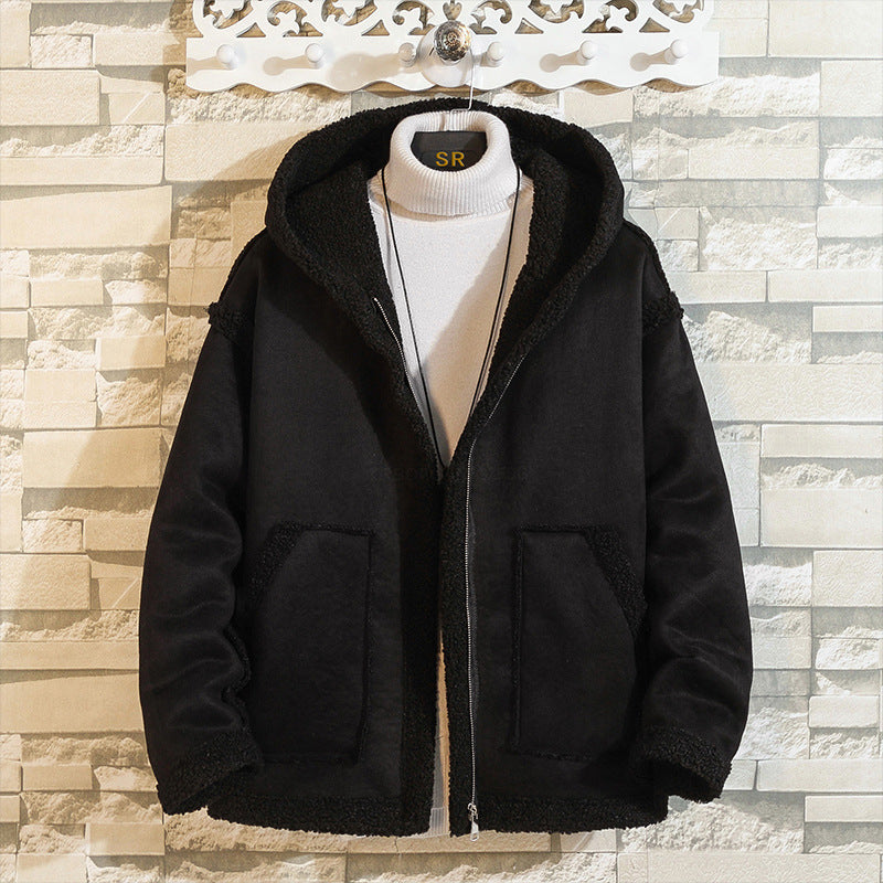 Thickened Grain Fleece Jacket