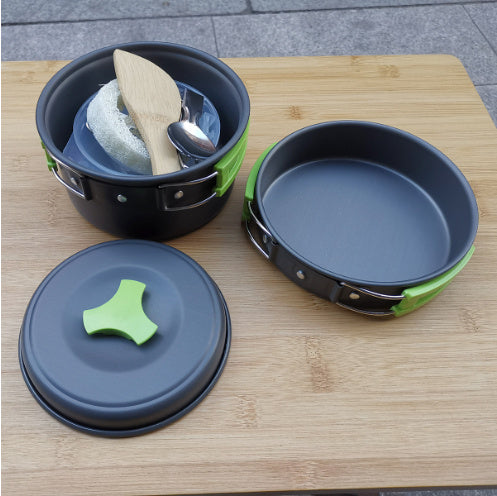 Outdoor cookware camping cookware set