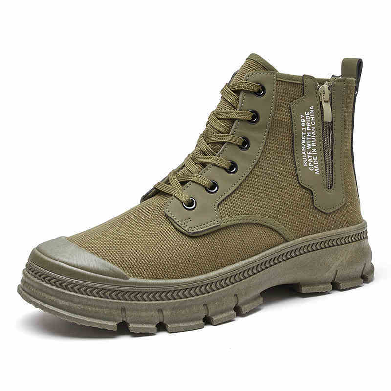 Hiking Boots Men's Side Zipper