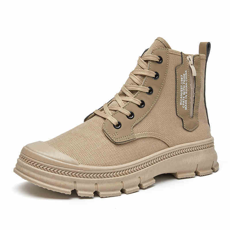 Hiking Boots Men's Side Zipper